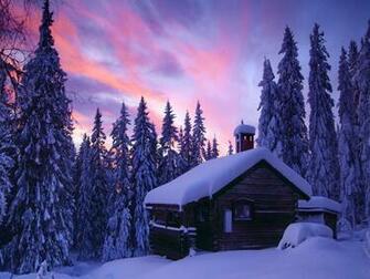 Undefined Winter Cabin Wallpaper Adorable