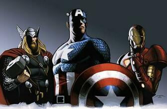 Man Thor Captain America Marvel Comics Wallpaper Movie