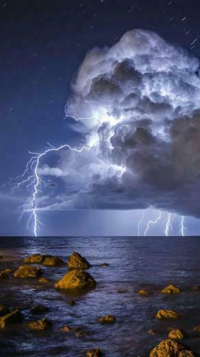 Storm Youarethestorm Lightning Clouds Rain