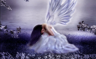 Crying Angel Wallpaper
