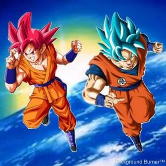 Goku Ssg And Ssgss With Background By Kjgameplay