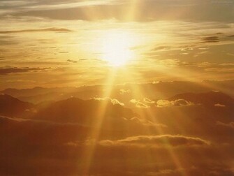 Sun And Sky Wallpaper