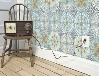 Wall Paper That Looks Like Tiles Love It