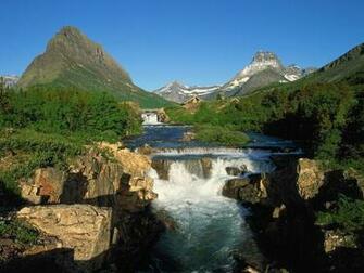 And Grinnell Point Glacier National Park Montana In Full Screen
