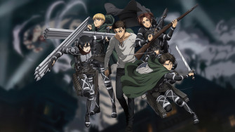 Attack On Titan HD Mikasa Ackerman Eren Yeager Armin Arlert Wallpaper