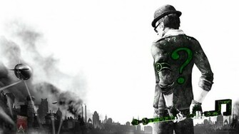 The Riddler Wallpaper Arkham City By
