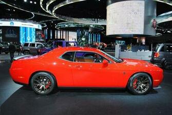 Auto Cars Detroit Show Dodge Challenger Srt Hellcat Wallpaper