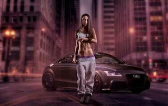 Wallpaper Girl Car Style Street Audi Tt Swag Croha Image