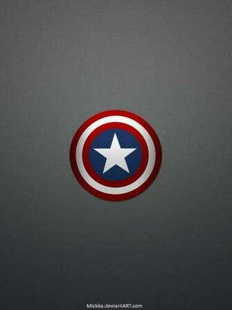 Captain America Logo iPhone Wallpaper
