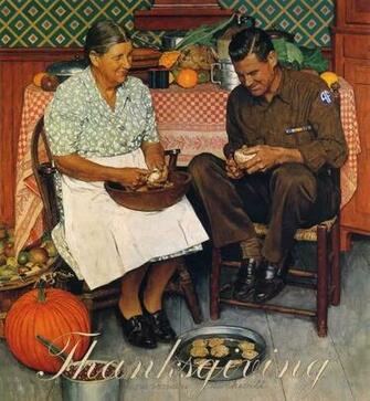 Nix Gefunden F R Css Norman Rockwell Thanksgiving Desktop Wallpaper
