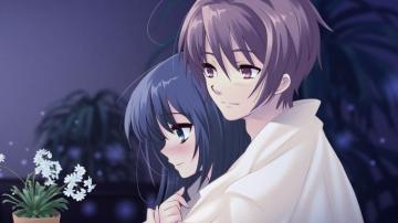 Love Couple Cute Anime Wallpaper On