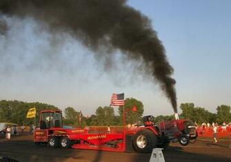 Vehicles Pulling Tractor Smoke Wallpaper