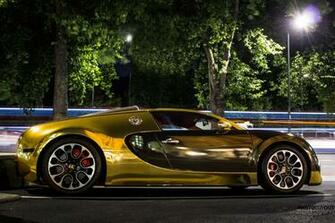 Bugatti Veyron Gold And Diamond Wallpaper