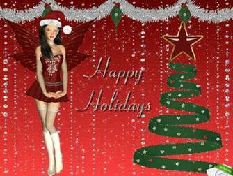 Christmas Fantasy Santa Girl Theme And Screensaver Capture D Cran