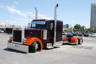 Peterbilt Semi Trucks Tractor Rigs Wallpaper Background