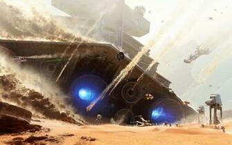 Star Wars Battlefront Battle Of Jakku Artwork 4k