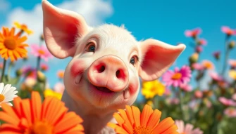 Cute Pig Wallpaper