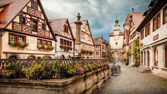 Rothenburg Germany City Wallpaper Png Transparent Best Stock Photos