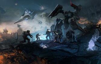 Artstation Halo Wars 2 Codex Illustrations Loading