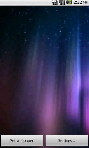 Aurora Borealis Live Wallpaper App For Android By Super Dream