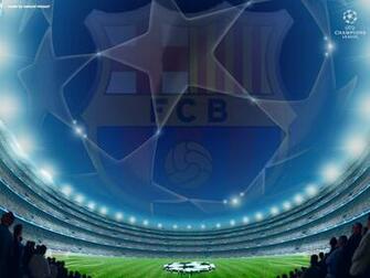 Fc Barcelona Logo Champions League 11wallpaper
