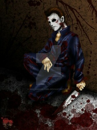 Michael Myers Bloody Awesome By Bos1andonlygrl