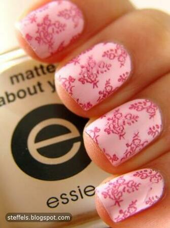 Pink Brocade Konad