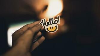 Hello Smile Please Wallpaper