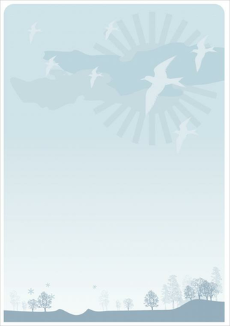 Letter Background Birds By Leboef