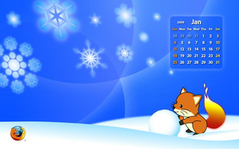January Wallpaper Foxkeh Sun Universal