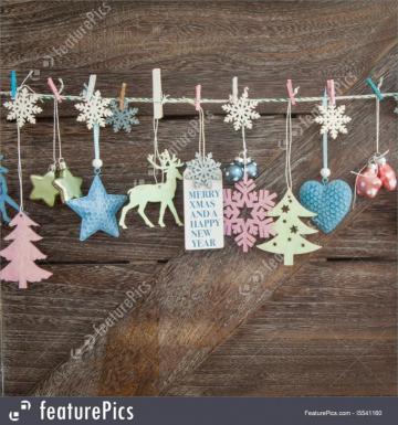 Rustic Christmas Background Royalty Stock Image