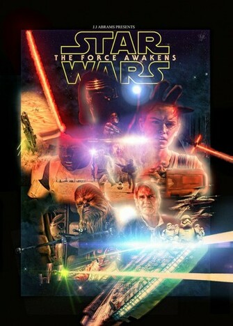 Star Wars The Force Awakens Poster By Cinefilomania