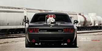 Black N Red Dodge Challenger Wallpaper By Craazyt