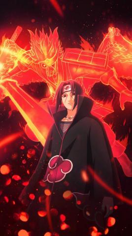 Itachi Uchiha Susano Sword 4k Vertical Wallpaper Anime Naruto