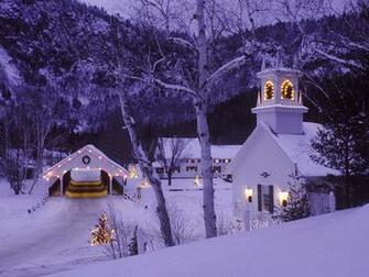 Christmas Scene Wallpaper