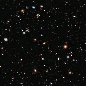 Ios7 Hubble Deep Field Parallax HD iPhone iPad Wallpaper