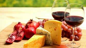 Wine And Cheese Wallpaper HD