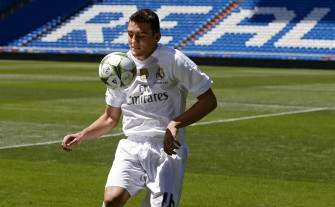 Master Of Balance Mateo Kovacic With Football Wallpaper