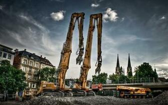 HD Construction Wallpaper Top Background