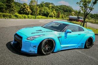 Liberty Walk Nissan Gt R Bodykit Dark Cars Wallpaper