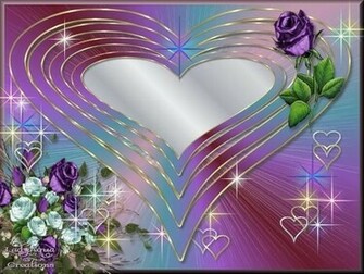 Flowers And Hearts Heart Of