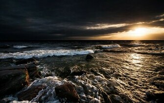Daily Wallpaper Stormy Waterscape I Like To Waste My Time