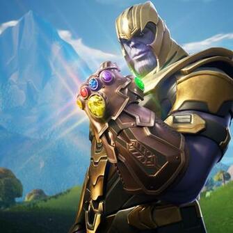 Thanos In Fortnite Battle Royale iPad Air HD 4k