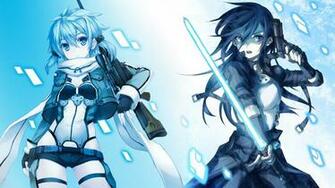 Sinon And Kirito Gun Gale Online By Darc1n