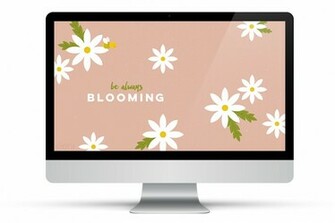 Add Some Inspiration To Your Desktop With This Daisy Wallpaper
