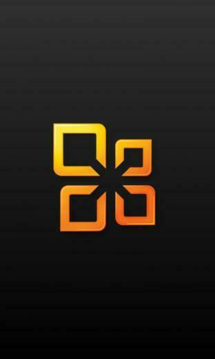 Microsoft Office Dark Wallpaper For