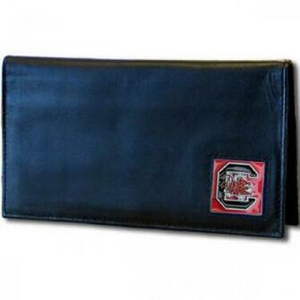Carolina Gamecocks Deluxe Leather Checkbook Cover Beltbuckle