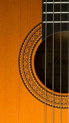 Classical Guitar iPhone Wallpaper