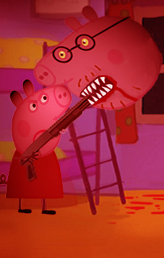 Background Peppa Pig House Wallpaper Enwallpaper