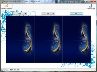 S5230 Wallpaper Creator The Main Window Of